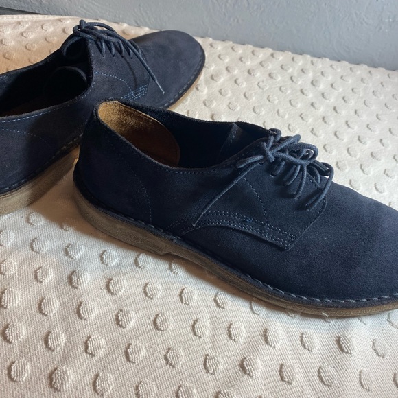 DONT STEP ON MY BLUE SUEDE SHOES! J CREW Superior Shoes Blue Suede Chukka Shoe - Picture 12 of 16